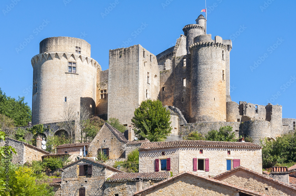 Castle of Bonaguil, Aquitaine (France)
