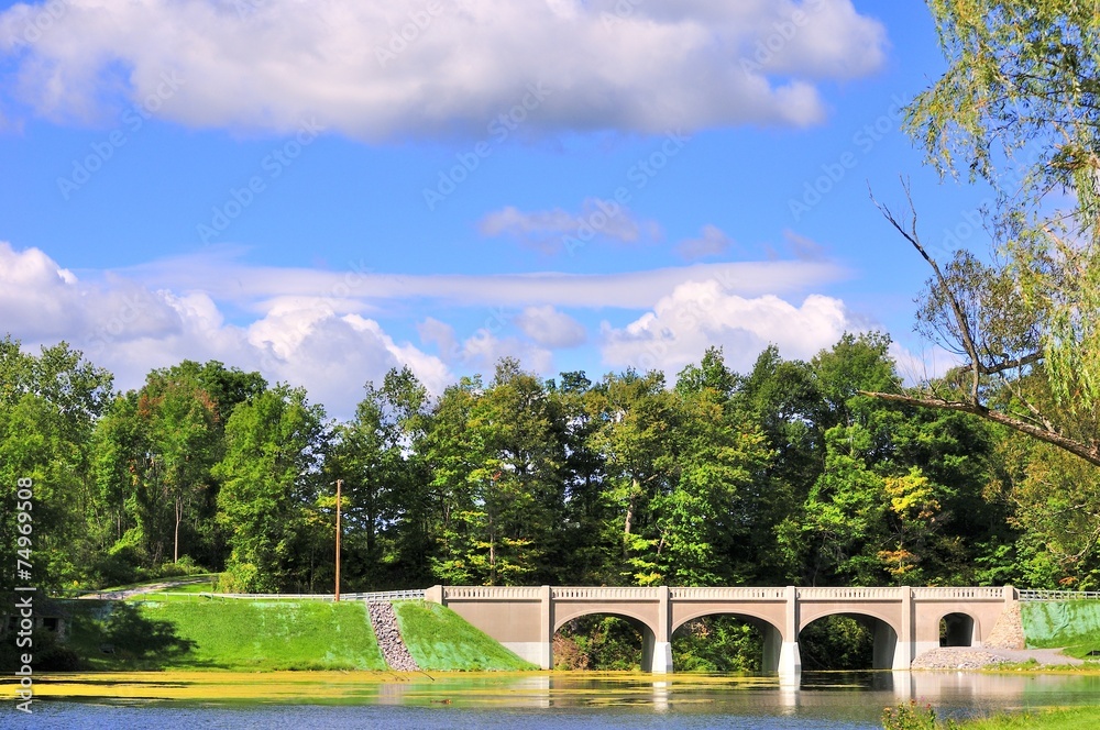 Naklejka premium Country Park Bridge