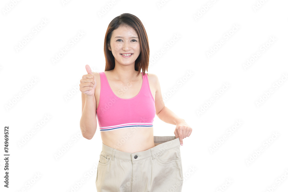ダイエットに成功した女性 ダイエットに成功した女性