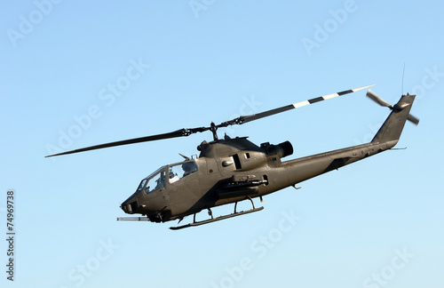 Army helicopter side view