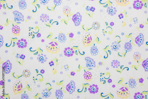 floral fabric background