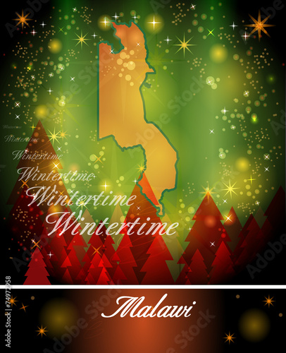 Karte von Malawi