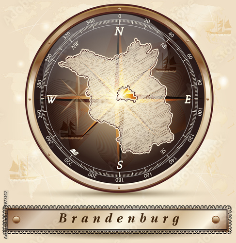 Karte von Brandenburg