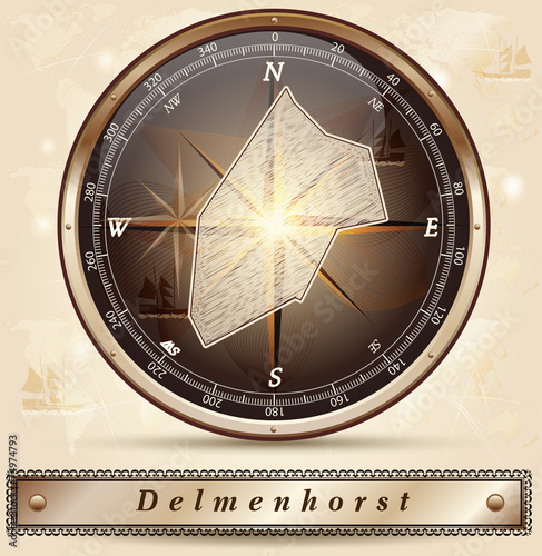 Karte von Delmenhorst