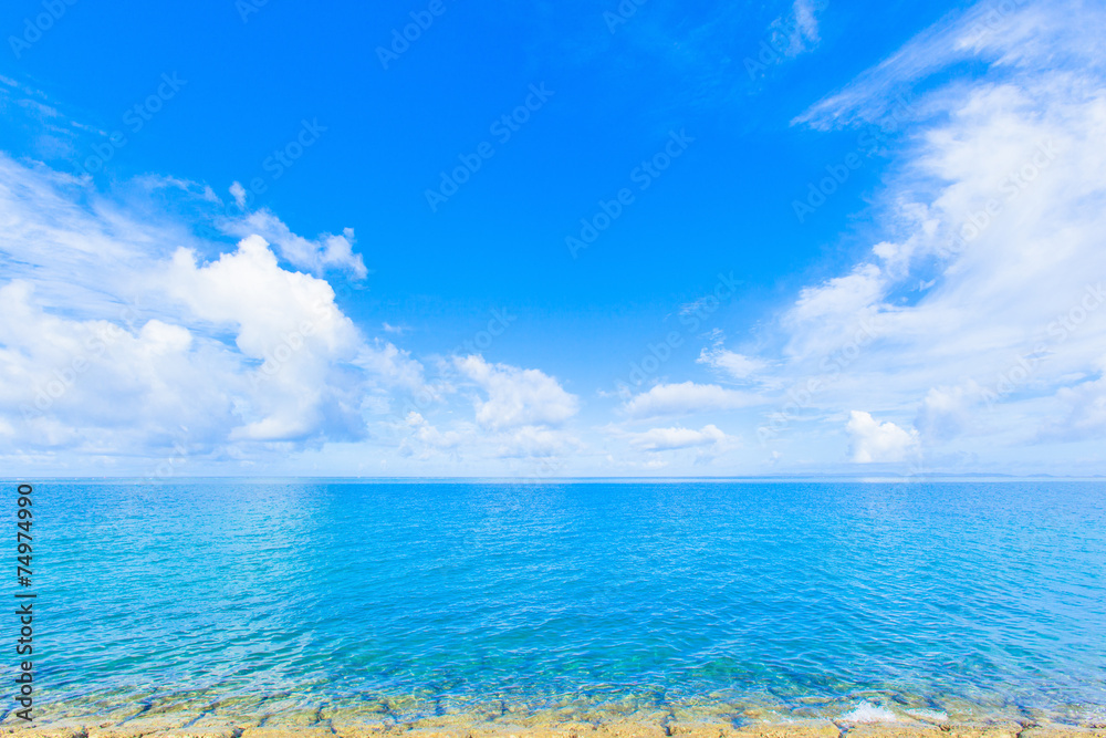 Sea of emerald green, Okinawa