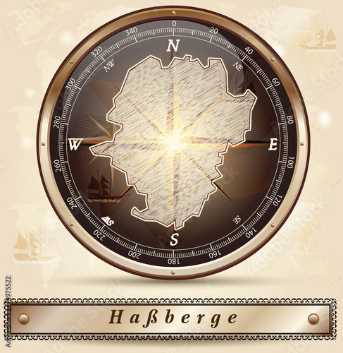 Karte von Hassberge