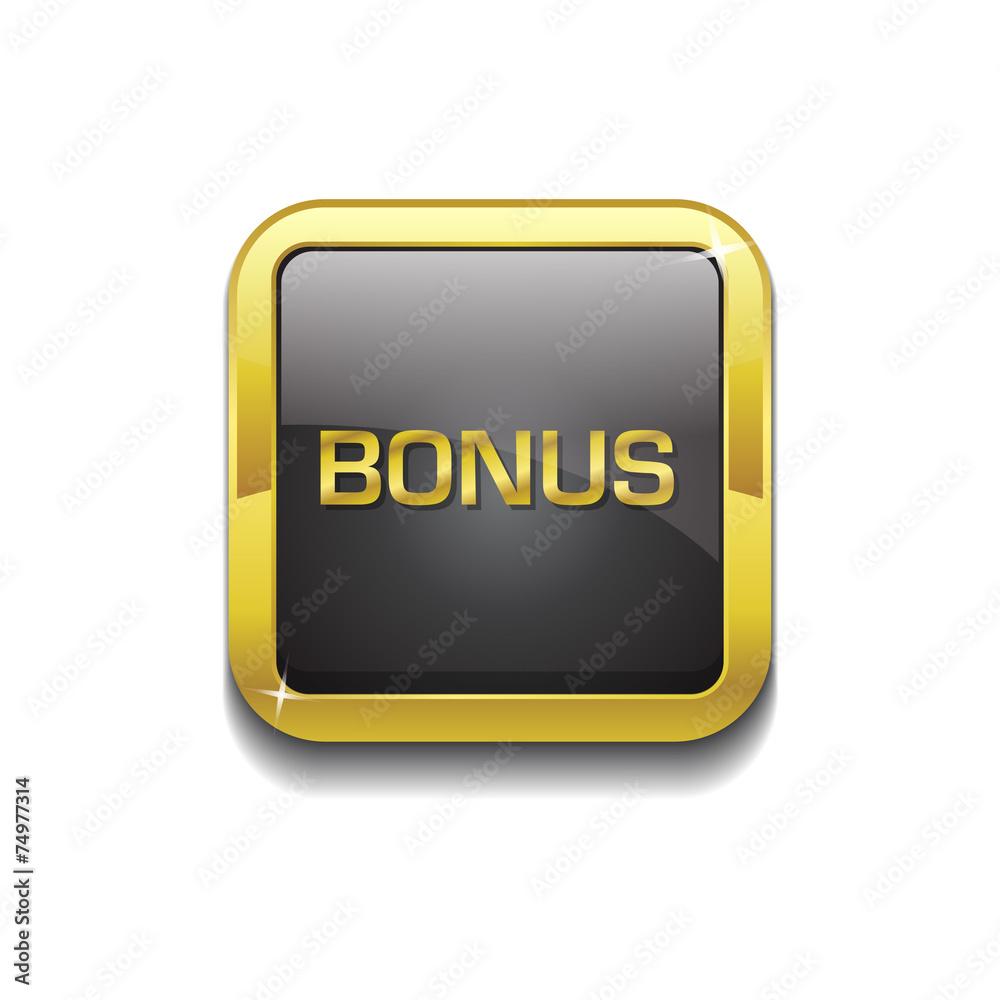 Get Bonus Gold Vector Icon Button Get Bonus Gold Vector Icon Button