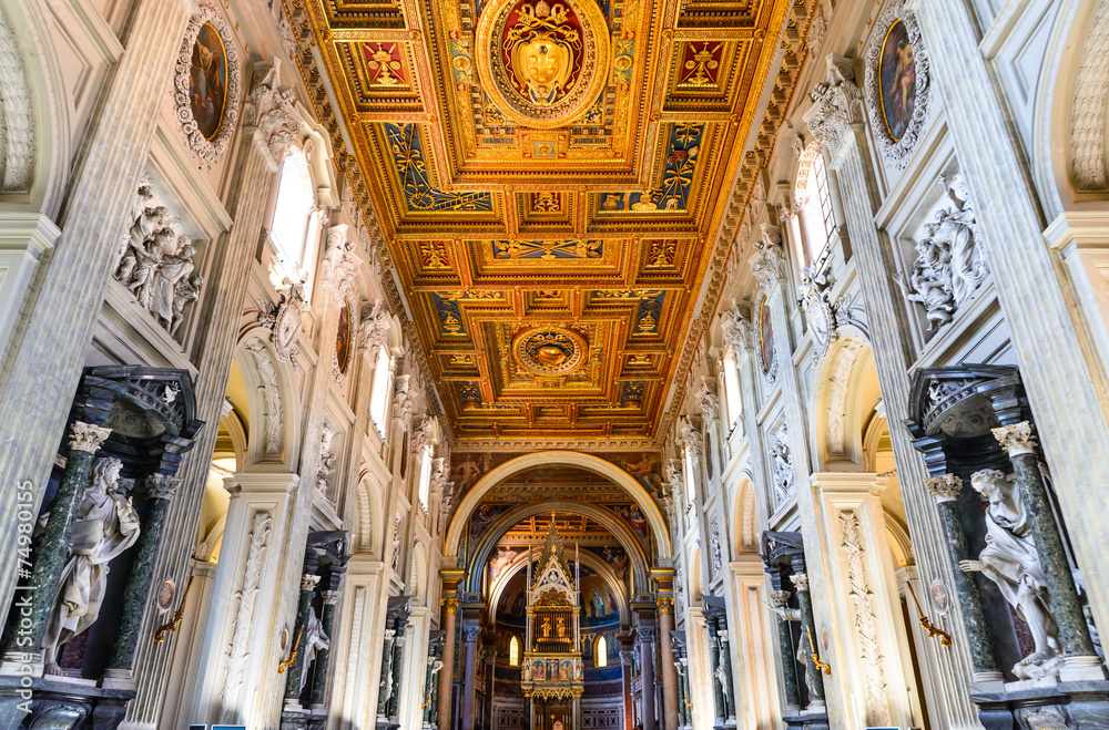 Naklejka premium Lateran Basilica, Rome, Italy