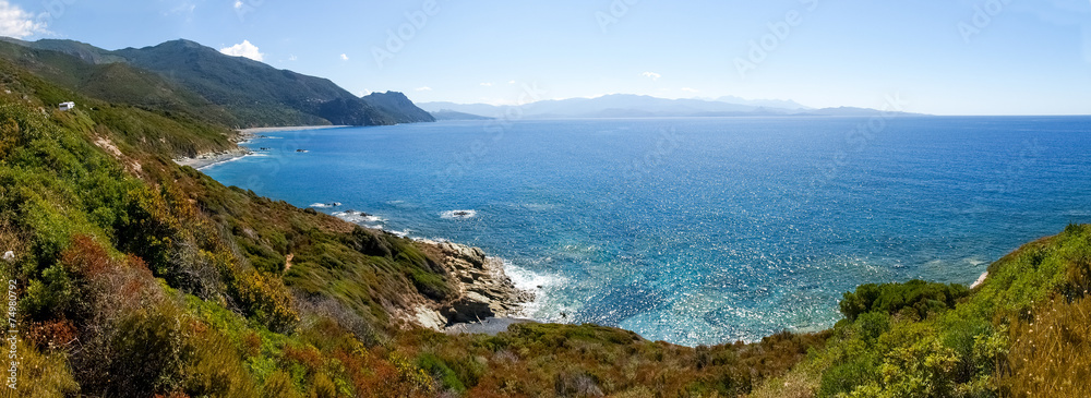 Cap Corse, the beach of Nonza.