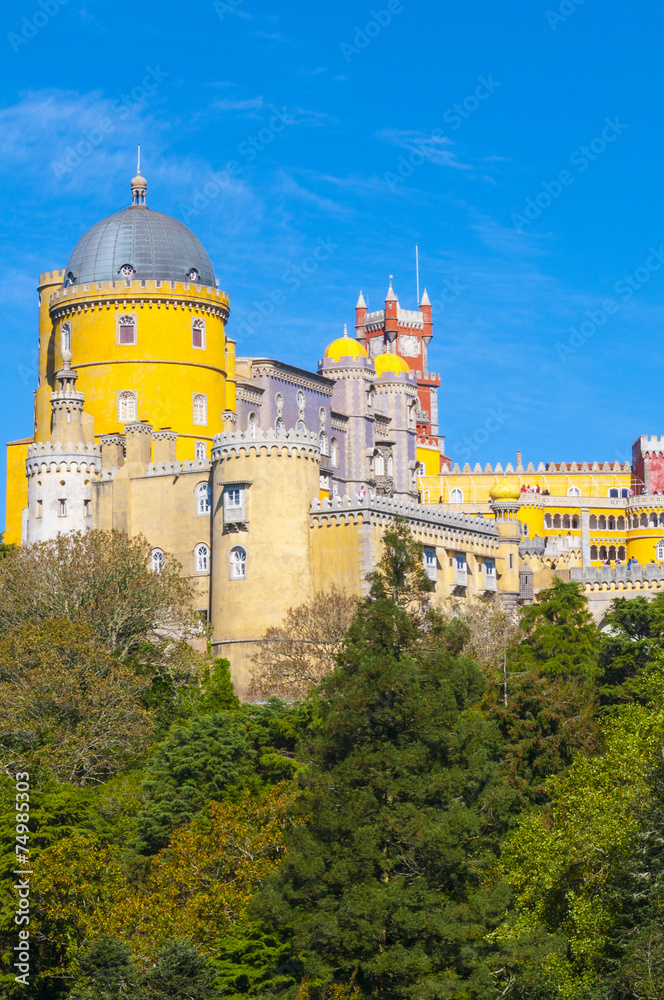 Pena National Palace, Sintra town, Portugal