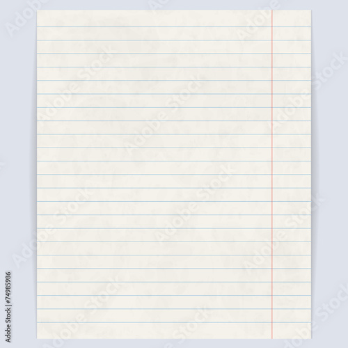 Notebook paper background