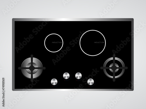 Hybrid hob