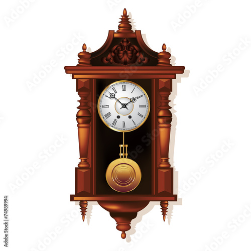 Antique wall clock