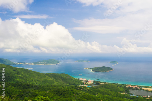 Sanya Yalong Bay, view from mountain