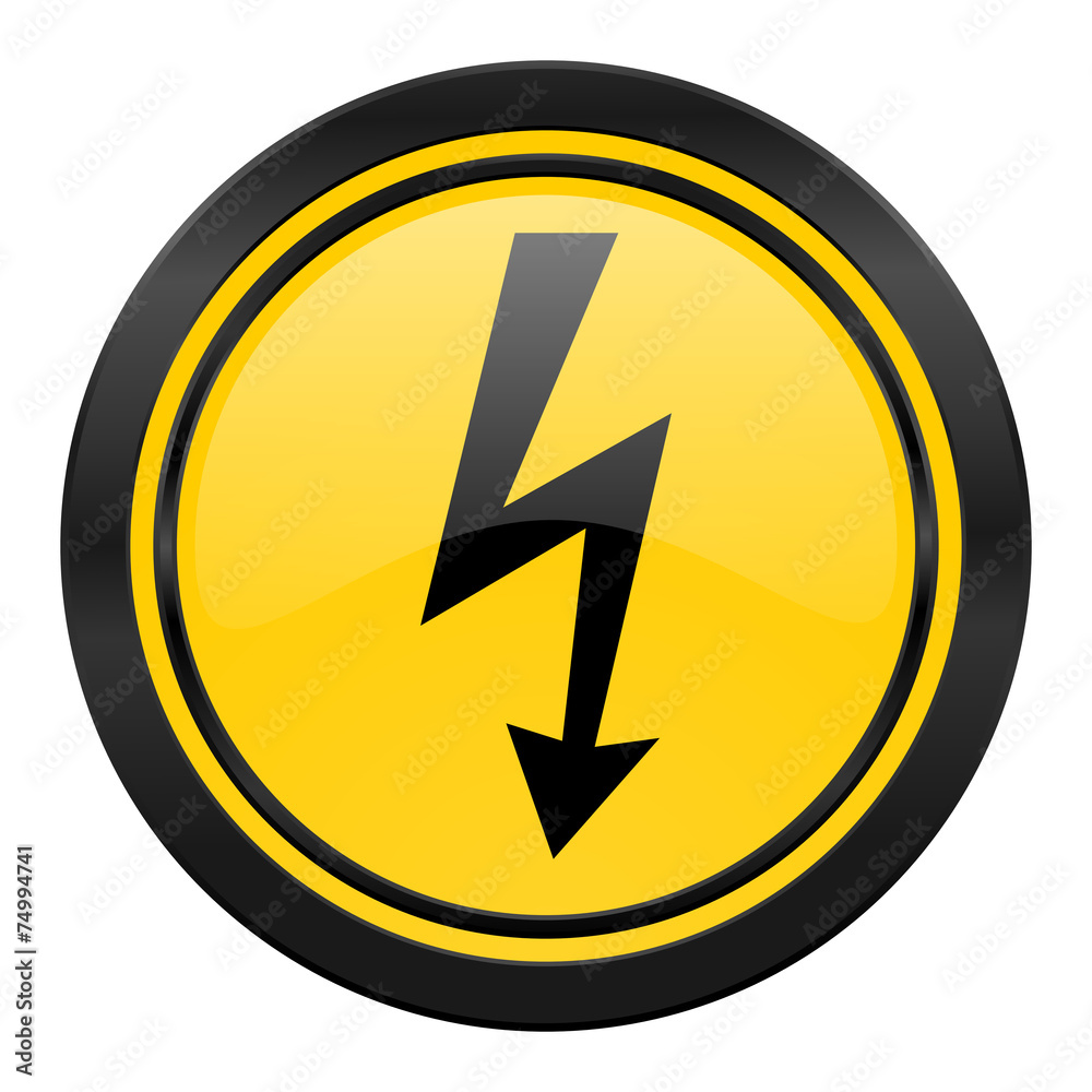 bolt icon, yellow logo, flash sign bolt icon, yellow logo, flash sign