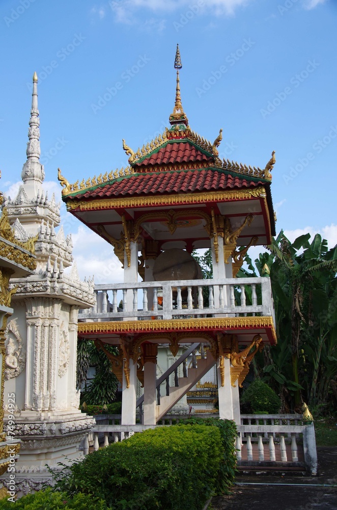 Fototapeta premium Temple bouddhiste à Vientiane, Laos