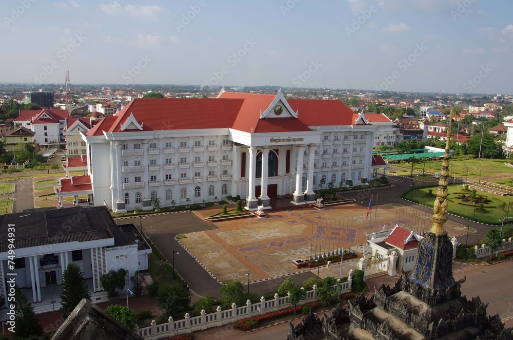Naklejka premium Vientiane, Laos