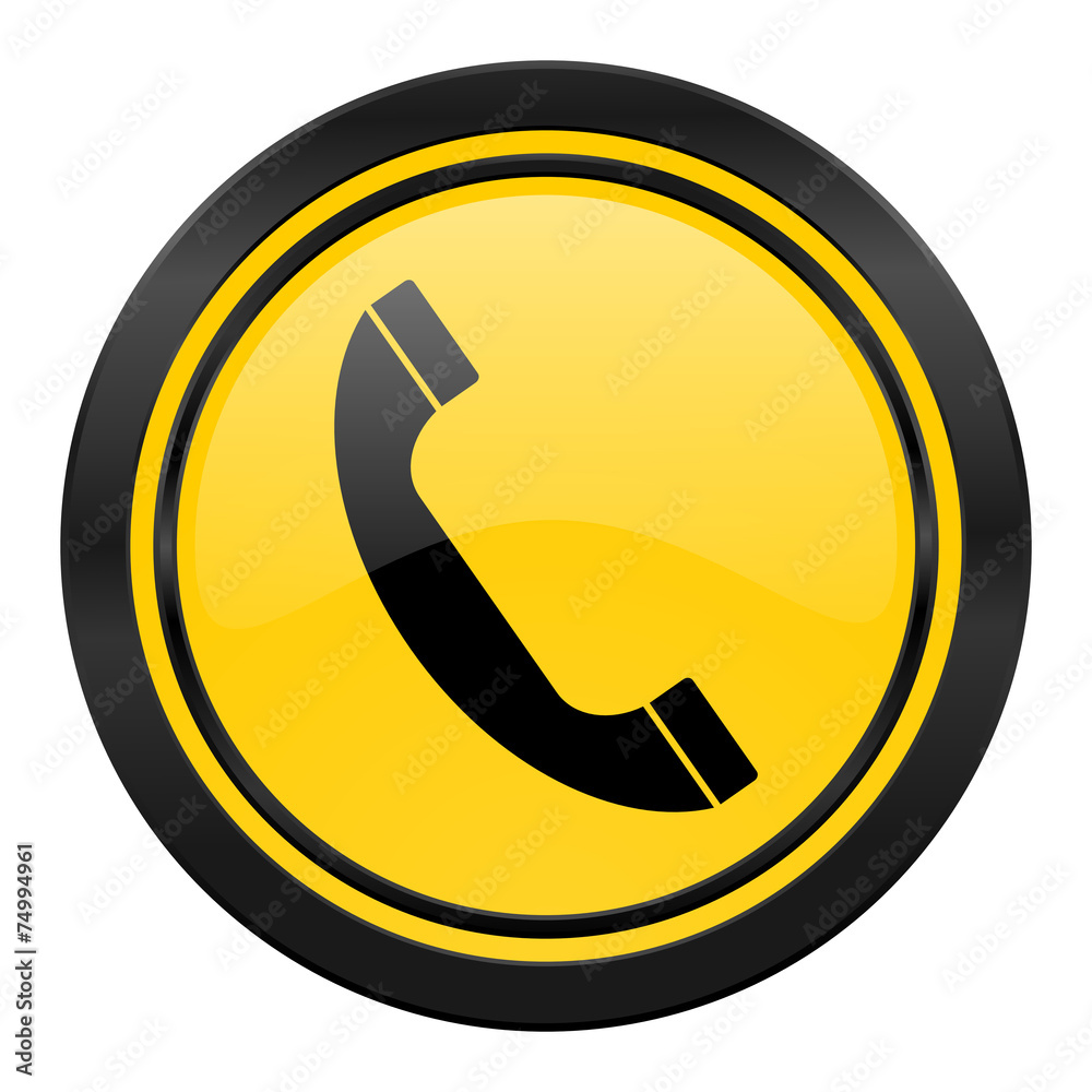 phone icon, yellow logo, mobile phone sign phone icon, yellow logo, mobile phone sign