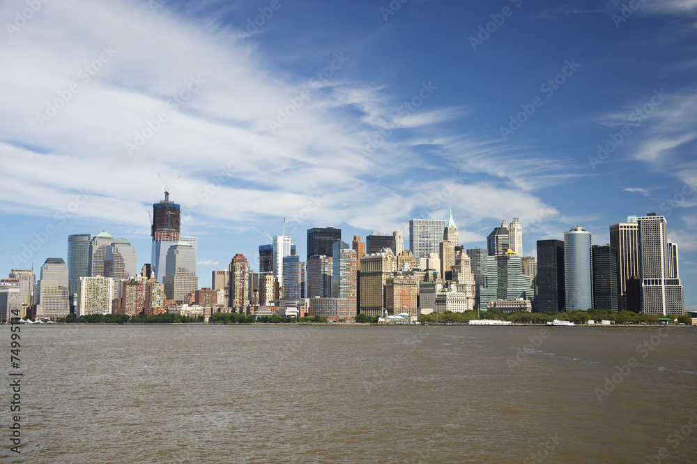 Obraz premium New York City Downtown Skyline