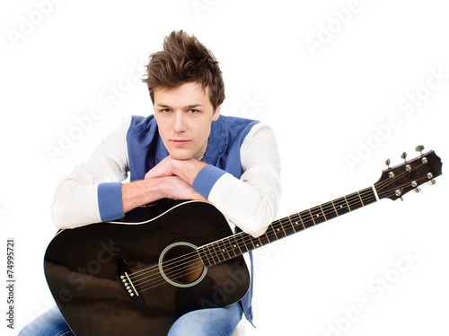 man with guitar
