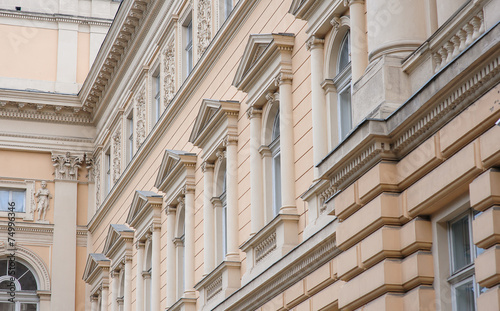 building with beautiful architecture of Lviv © timonko
