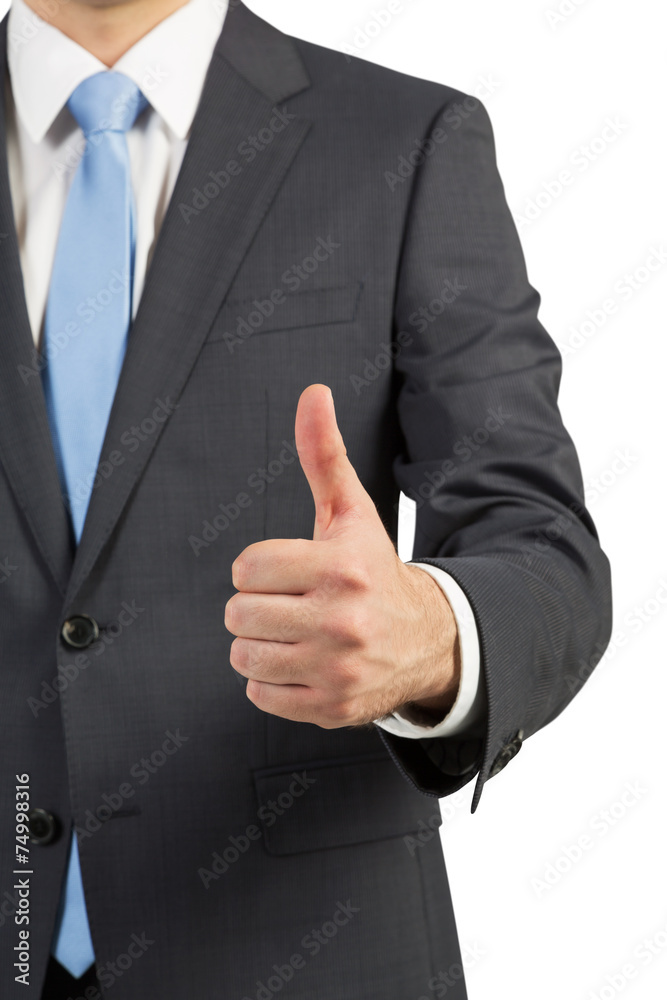 businessman showing thumbs up businessman showing thumbs up