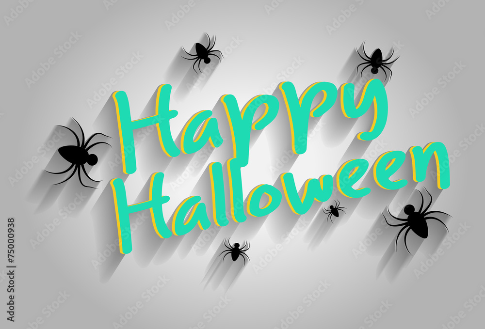 Obraz premium Happy Halloween Greeting