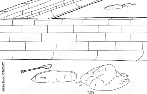 Outline of Holes at Wall