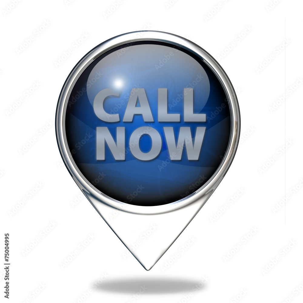 call now pointer icon on white background call now pointer icon on white background