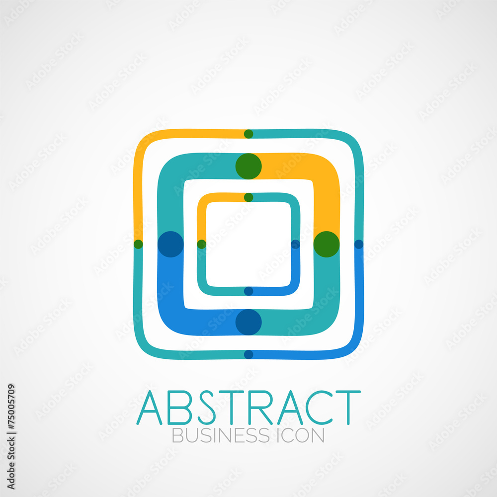 Symmetric abstract geometric shape Symmetric abstract geometric shape