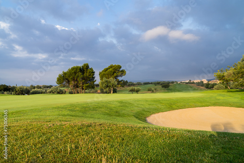 Fototapeta Naklejka Na Ścianę i Meble -  Villages Golf Panoramica, Golf Course in the Sun