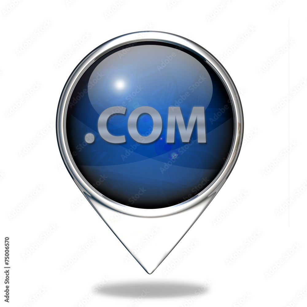 Com pointer icon on white background Com pointer icon on white background