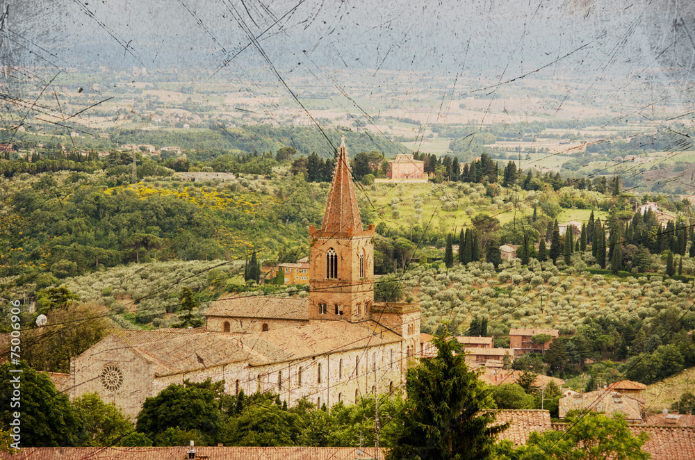 Perugia view, vintage