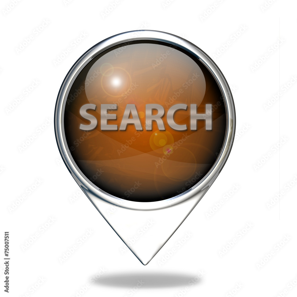 search pointer icon on white background search pointer icon on white background