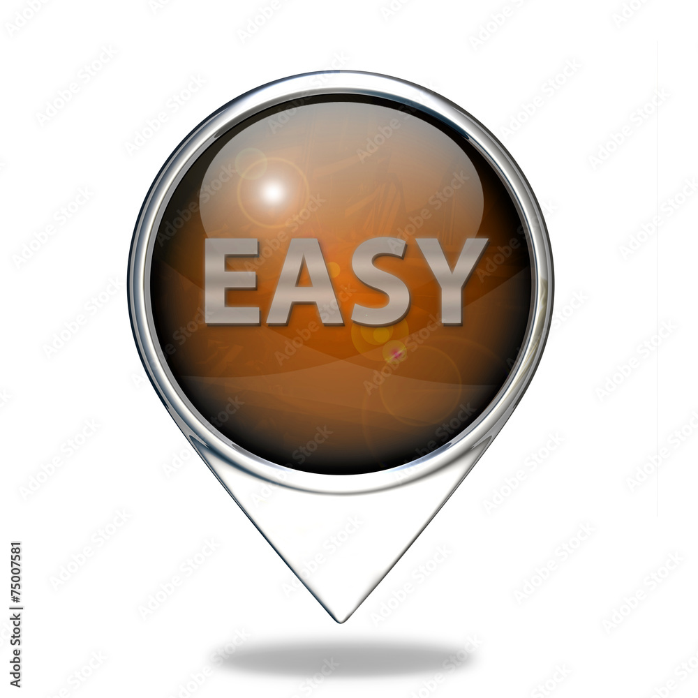 easy pointer icon on white background easy pointer icon on white background