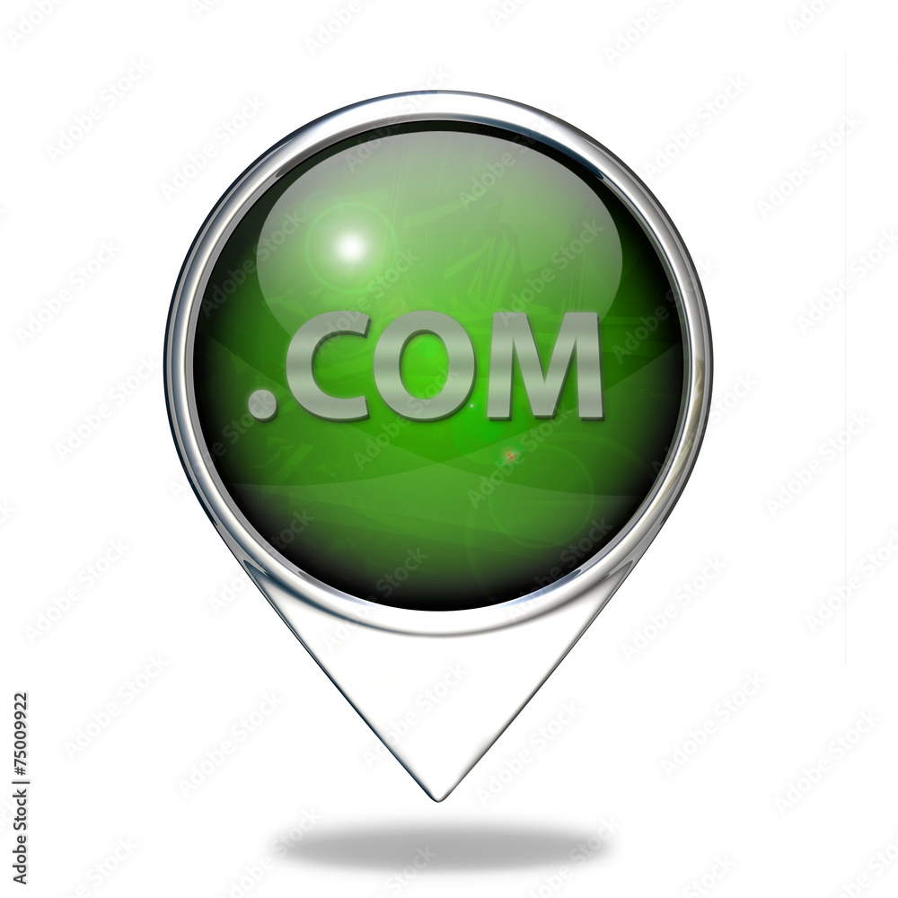 Com pointer icon on white background Com pointer icon on white background