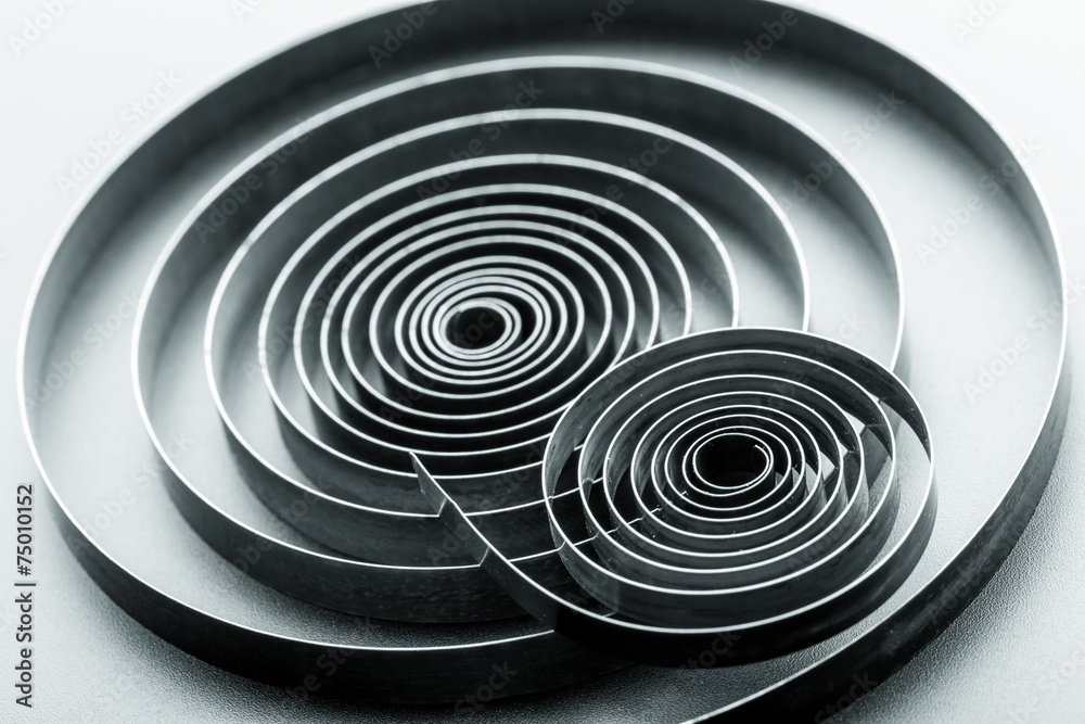 Abstract metallic spirals Abstract metallic spirals