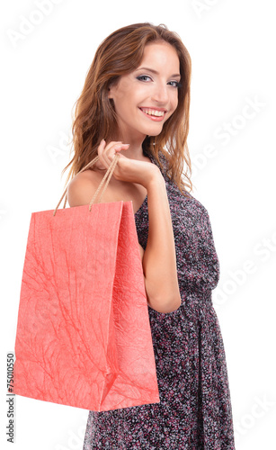 Beautiful young woman with ...