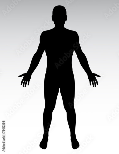 Human silhouette.