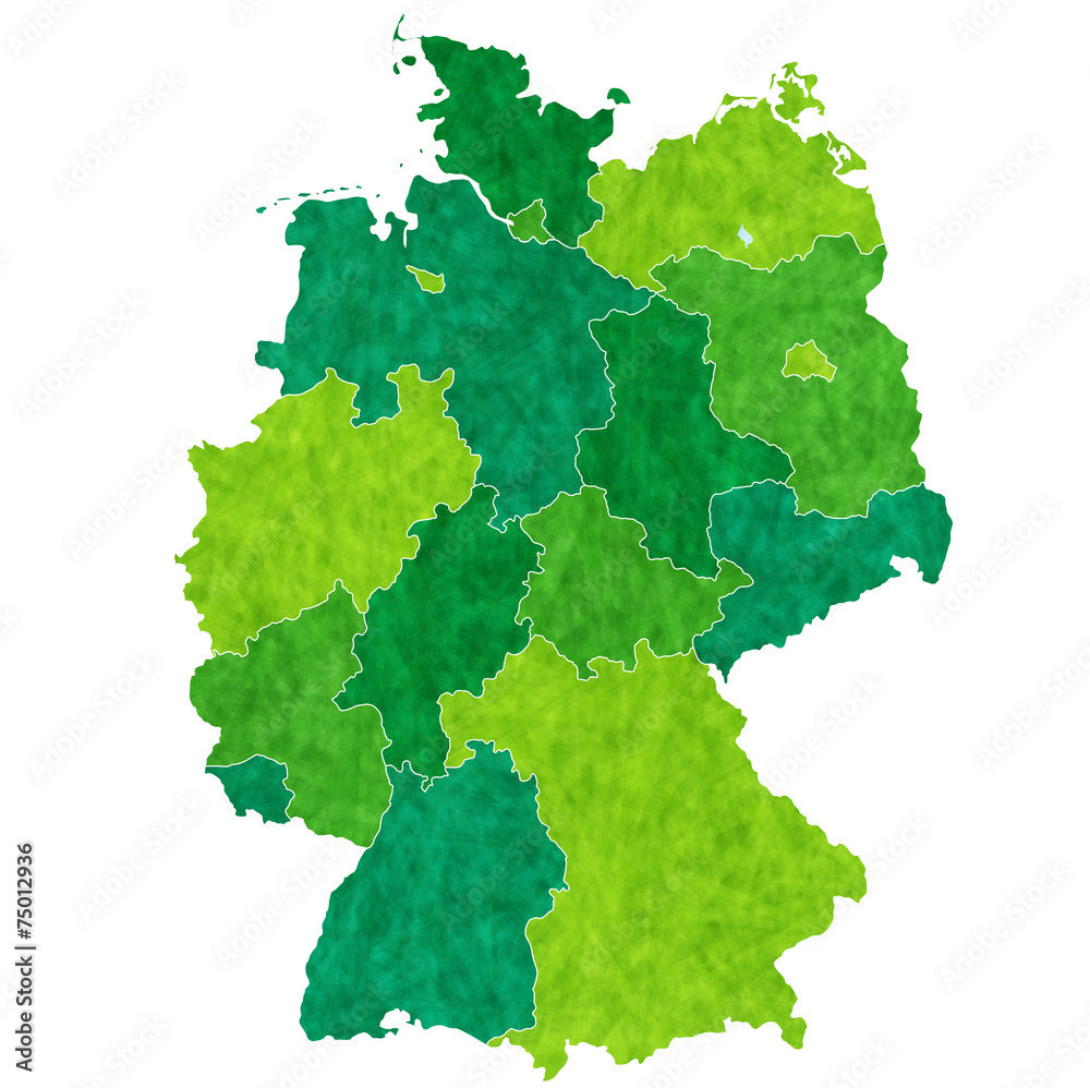 ドイツ　地図　国