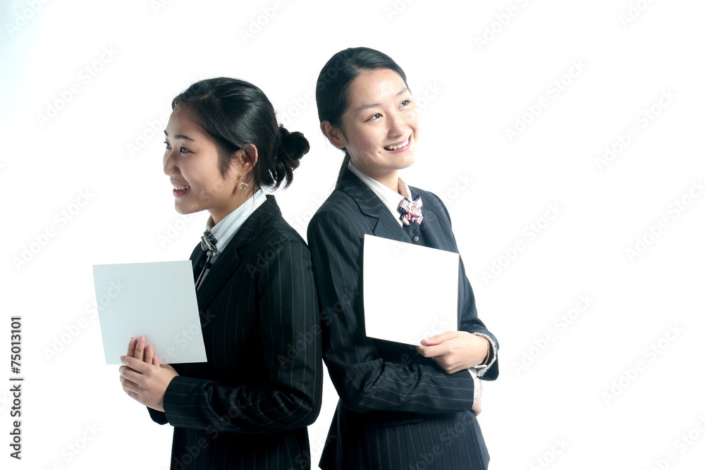 스튜디오 안의 의사와 병원 직원들 스튜디오 안의 의사와 병원 직원들