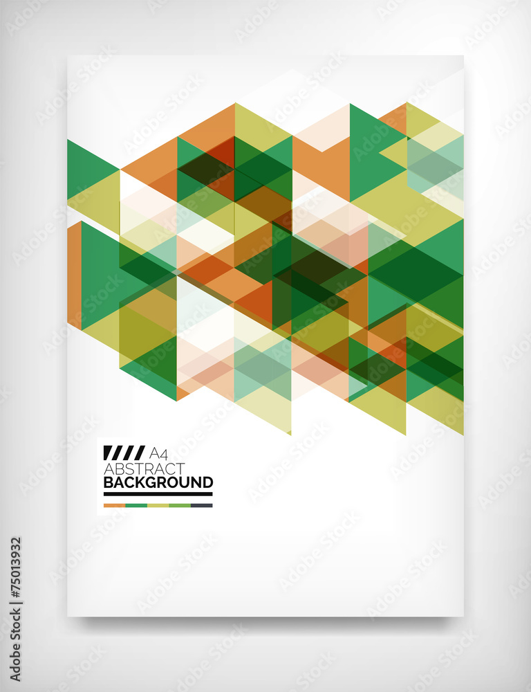 Geometric abstract business template