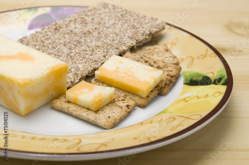 Crackers and Marble Cheese