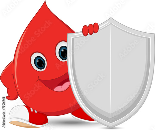 Blood guard cartoon