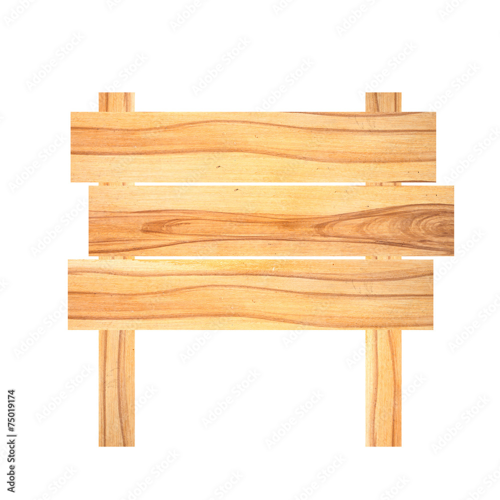 old wooden signboard isolated on white. old wooden signboard isolated on white.