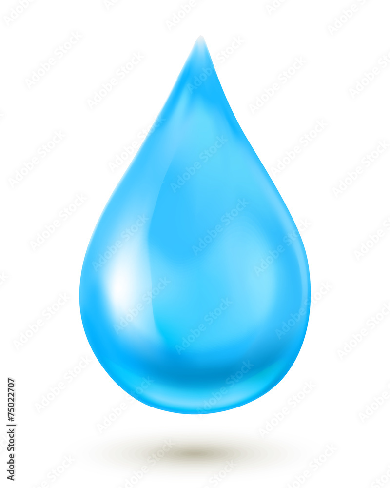 Water drop. Vector illustration Water drop. Vector illustration