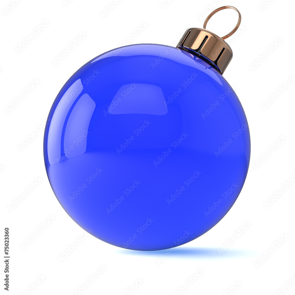 New Years Eve Christmas ball ornament blue decoration New Years Eve Christmas ball ornament blue decoration