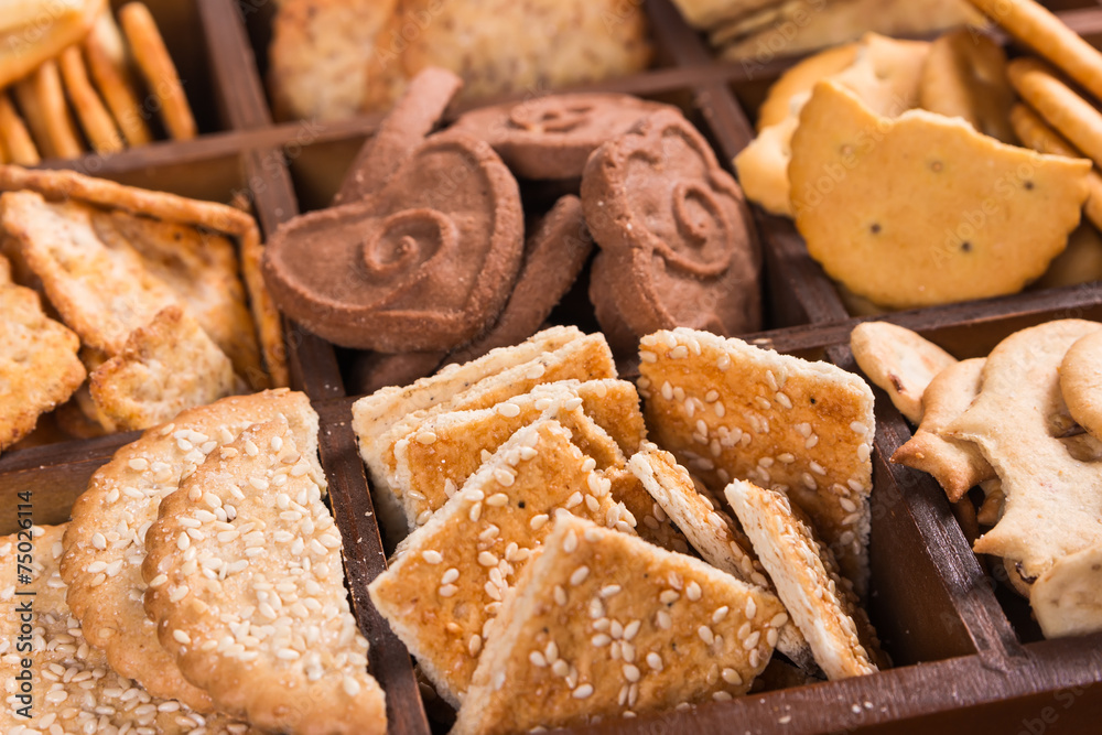 Set of different cookies Set of different cookies
