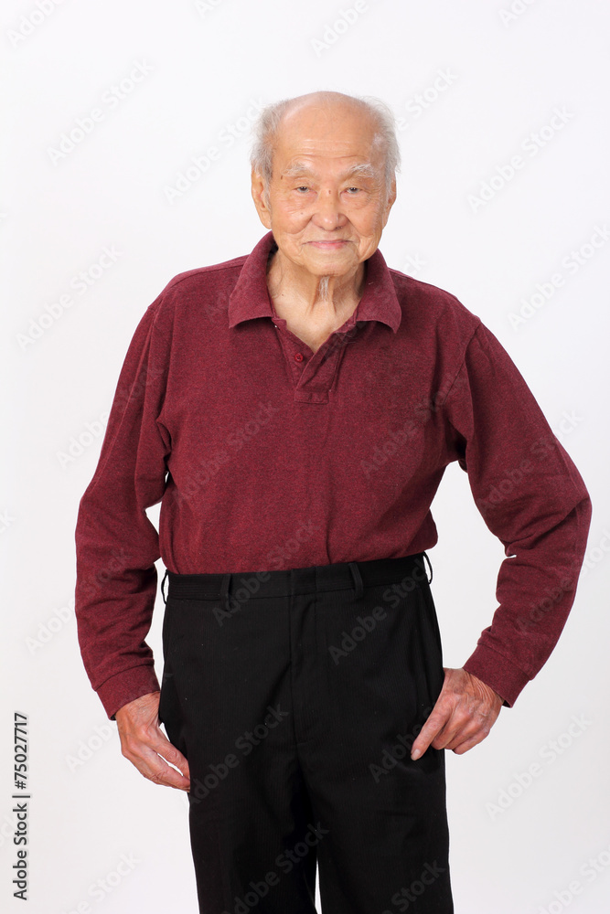 grandfather senior person handsome