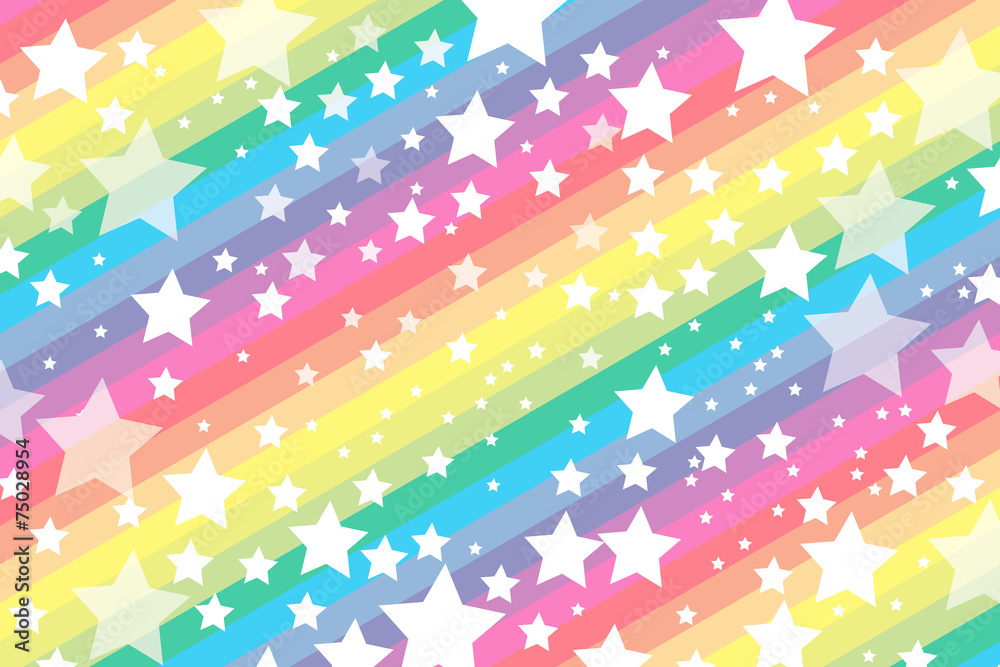 Obraz premium #Background #wallpaper #Vector #Illustration #design #free #free_size #charge_free #colorful #color rainbow,show business,entertainment 背景素材壁紙,銀河,星空,縞,縞々,ストライプ,星,星屑,スター,天の川,七色,虹色,虹,レインボー,パーティー,デコレーション